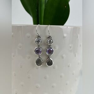 SILPADA W2383 Plum Pretty earrings. Sterling silver